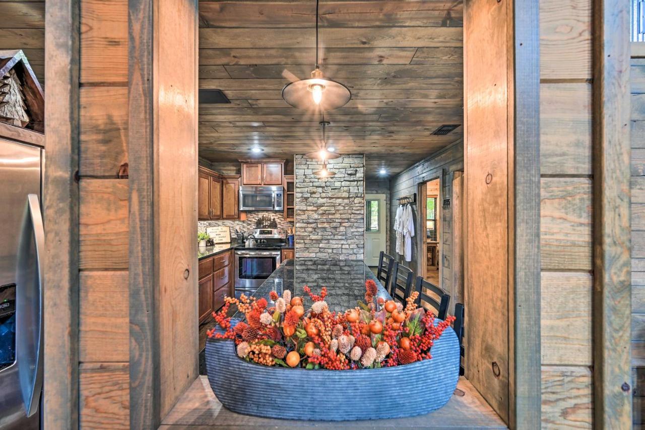 Luxe Broken Bow Cabin With Tesla Charging Station Stephens Gap Εξωτερικό φωτογραφία