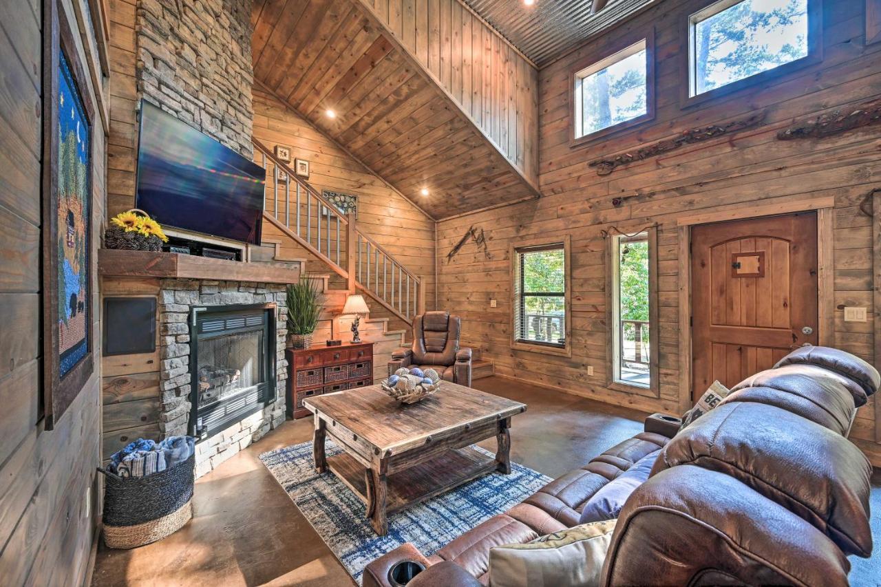Luxe Broken Bow Cabin With Tesla Charging Station Stephens Gap Εξωτερικό φωτογραφία