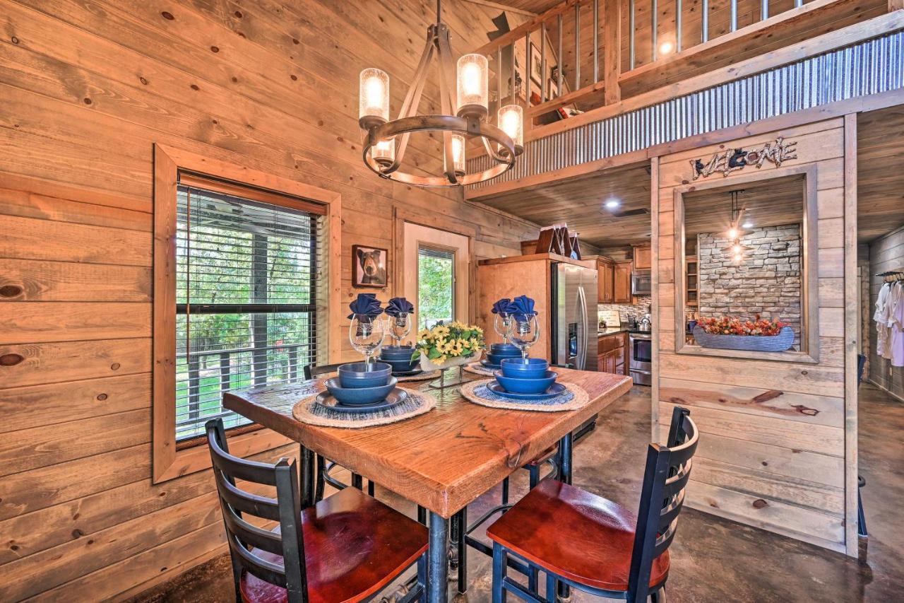 Luxe Broken Bow Cabin With Tesla Charging Station Stephens Gap Εξωτερικό φωτογραφία