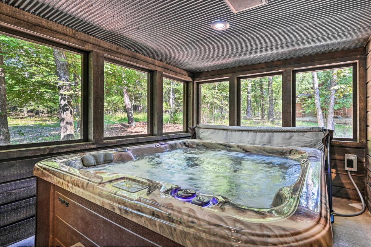 Luxe Broken Bow Cabin With Tesla Charging Station Stephens Gap Εξωτερικό φωτογραφία