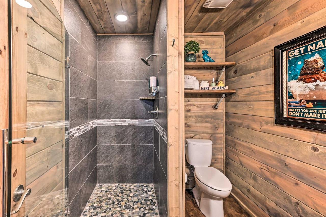 Luxe Broken Bow Cabin With Tesla Charging Station Stephens Gap Εξωτερικό φωτογραφία
