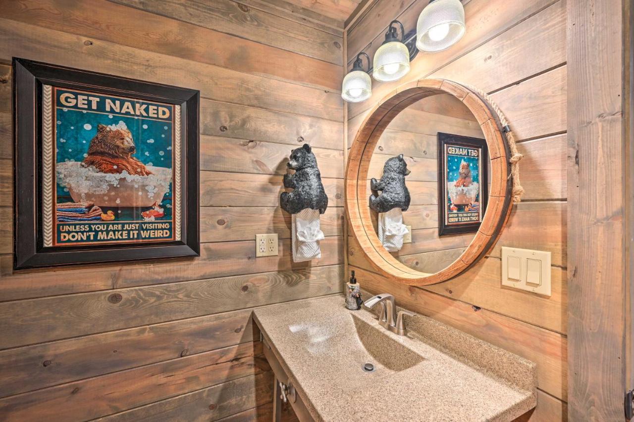 Luxe Broken Bow Cabin With Tesla Charging Station Stephens Gap Εξωτερικό φωτογραφία